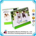 China fez boa qualidade de vendas quentes favorito personalizado colorido pet calendário cão impressão